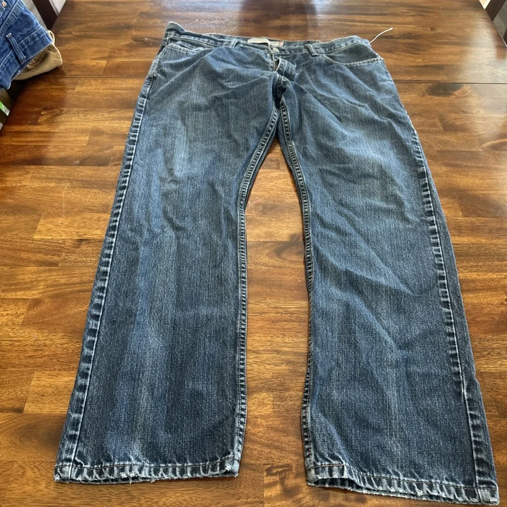 Levis Mens Jeans 514 38x30 Blue Slim Straight 100% Cotton